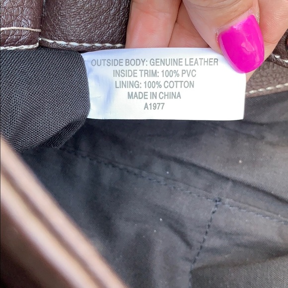 Tignanello medium sized chocolate brown bag - Picture 5 of 6